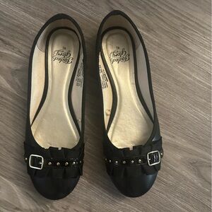 Black Faded Glory Flats